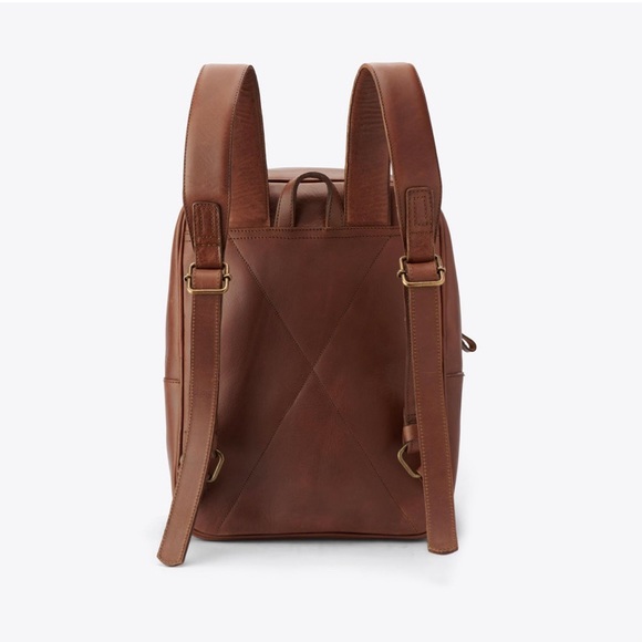 Nisolo Brown Cordoba Backpack - Picture 2 of 10